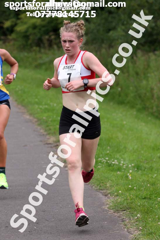 Womens Sunderland 5k Road Race (Northern and North Eastern Champs). Photo: David T. Hewitson/Sports for All Pics